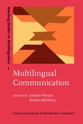 Cover: Multilingual Communication - John Benjamins Publishing Co