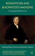Cover: Romanticism and Blackwood's Magazine - Palgrave Macmillan