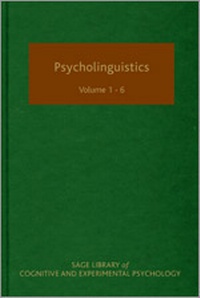 Enlarge image Cover: Psycholinguistics - SAGE Publications Ltd