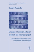 Cover: Changes in Complementation in British and American English - Palgrave Macmillan