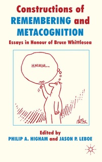 Bild: Constructions of Remembering and Metacognition - Palgrave Macmillan
