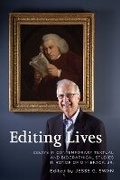 Cover: Editing Lives - Bucknell University Press,U.S.