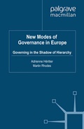 Cover: New Modes of Governance in Europe - Palgrave Macmillan