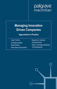 Enlarge image Cover: Managing Innovation Driven Companies - Palgrave Macmillan
