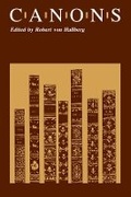 Cover: Canons - University of Chicago Press