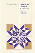 Cover: Criteria for Divisibility - University of Chicago Press