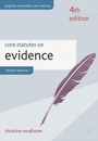 Cover: Core Statutes on Evidence - Palgrave Macmillan