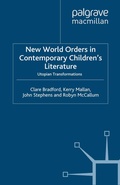 Cover: New World Orders in Contemporary Children's Literature - Palgrave Macmillan
