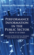 Cover: Performance Information in the Public Sector - Palgrave Macmillan