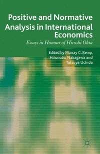 Abbildung von: Positive and Normative Analysis in International Economics - Palgrave Macmillan