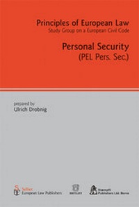 Enlarge image Cover: Personal Security - Sellier European Law Publishers