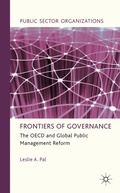 Cover: Frontiers of Governance - Palgrave Macmillan