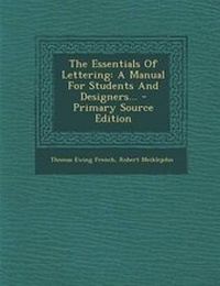 Enlarge image Cover: The Essentials of Lettering - Nabu Press