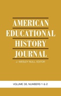 Cover: American Educational History Journal Vol 38 Issue 1 & 2 - Information Age Publishing