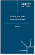 Cover: Blair's Just War - Palgrave Macmillan