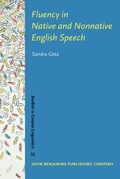 Cover: Fluency in Native and Nonnative English Speech - John Benjamins Publishing Co