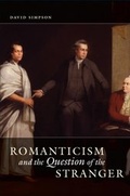 Abbildung von: Romanticism and the Question of the Stranger - University of Chicago Press