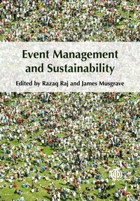 Enlarge image Cover: Event Management and Sustainability - CABI Publishing