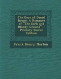 Cover: The Days of Daniel Boone - Nabu Press