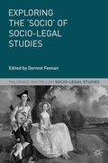 Cover: Exploring the 'Socio' of Socio-Legal Studies - Palgrave Macmillan
