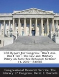 Cover: Crs Report for Congress - Bibliogov