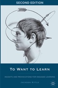Cover: To Want to Learn - Palgrave MacMillan