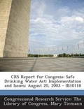 Cover: Crs Report for Congress - Bibliogov