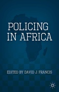 Cover: Policing in Africa - Palgrave MacMillan
