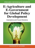 Cover: e-agriculture and e-government for Global Policy Development - Information Science Reference