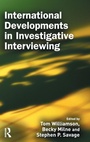 Cover: International Developments in Investigative Interviewing - Willan Publishing
