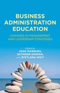Cover: Business Administration Education - Palgrave MacMillan