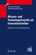 Cover: Wissens- und Technologietransfer als Innovationstreiber - Springer