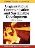 Cover: Organizational Communication and Sustainable Development - Information Science Reference