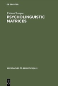 Bild: Psycholinguistic Matrices - De Gruyter Mouton