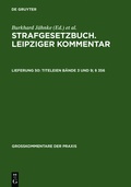 Cover: Strafgesetzbuch. Leipziger Kommentar / Titeleien B&auml;nde 3 und 9; &sect; 356 - De Gruyter