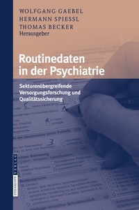 Abbildung von: Routinedaten in der Psychiatrie - Steinkopff