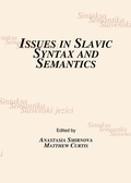 Cover: Issues in Slavic Syntax and Semantics - Cambridge Scholars Publishing