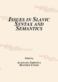 Enlarge image Cover: Issues in Slavic Syntax and Semantics - Cambridge Scholars Publishing