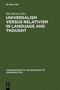 Abbildung von: Universalism versus Relativism in Language and Thought - De Gruyter Mouton