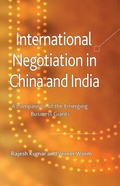 Cover: International Negotiation in China and India - Palgrave Macmillan