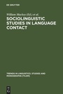 Cover: Sociolinguistic Studies in Language Contact - De Gruyter Mouton