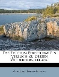 Enlarge image Cover: Das Edictum Perpetuum - Nabu Press