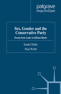 Cover: Sex, Gender and the Conservative Party - Palgrave Macmillan