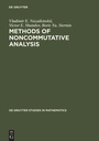 Cover: Methods of Noncommutative Analysis - De Gruyter
