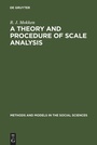 Cover: A Theory and Procedure of Scale Analysis - De Gruyter Mouton