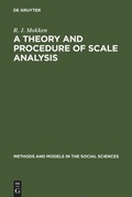 Cover: A Theory and Procedure of Scale Analysis - De Gruyter Mouton