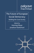 Cover: The Future of European Social Democracy - Palgrave Macmillan