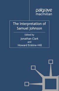 Enlarge image Cover: The Interpretation of Samuel Johnson - Palgrave Macmillan