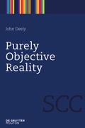 Cover: Purely Objective Reality - De Gruyter Mouton