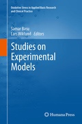 Cover: Studies on Experimental Models - Humana Press Inc.